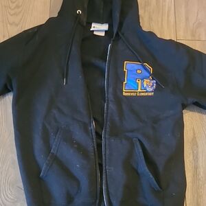 Champion Kids Black Zip-Up Hoodie